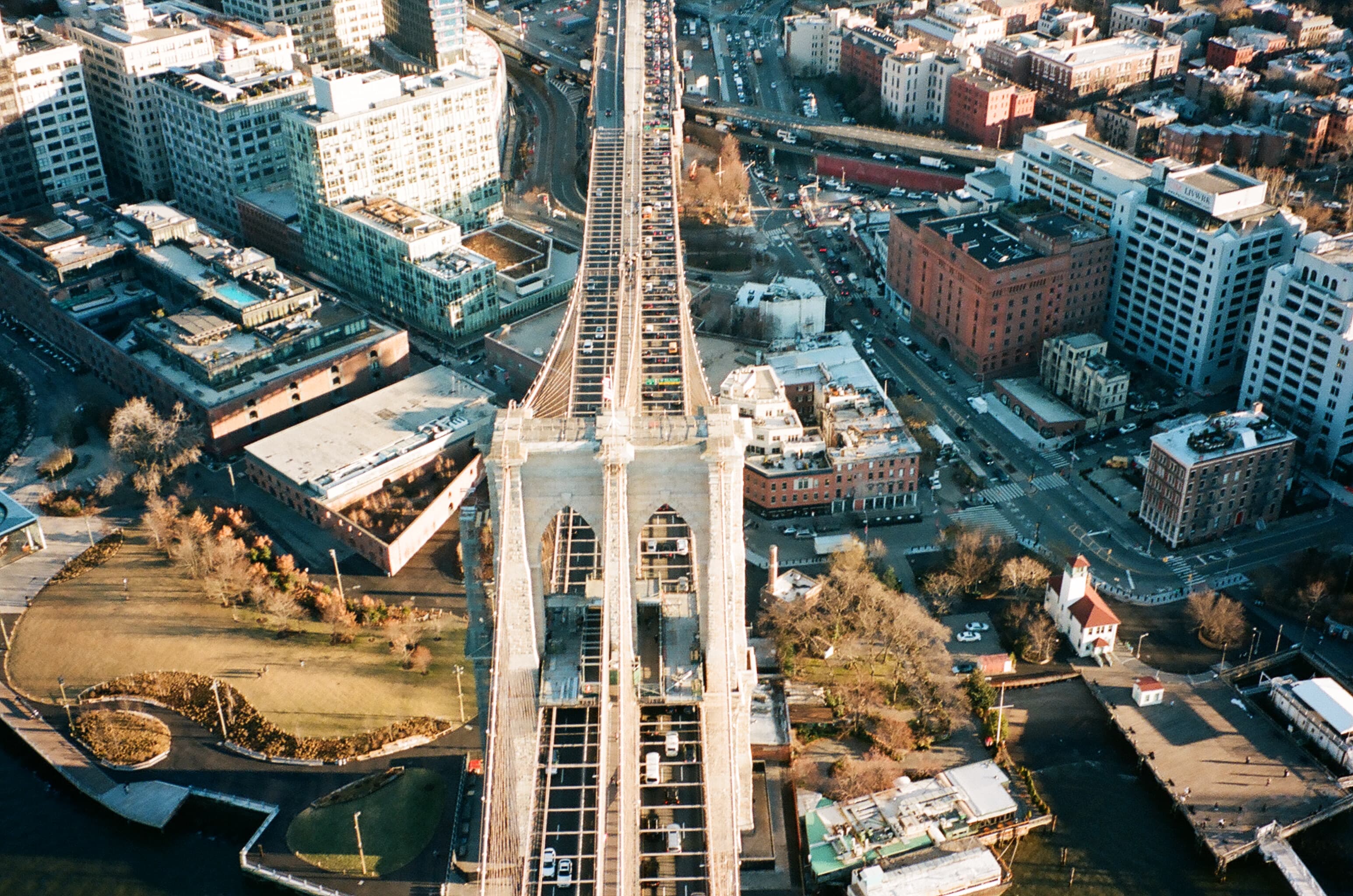 Brooklyn Bridge from the skies